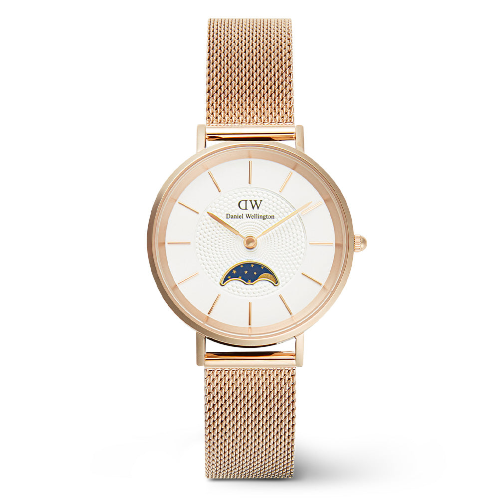 Daniel Wellington Watches Moonphase Watch 2-Hand 32mm Stainless Steel Band