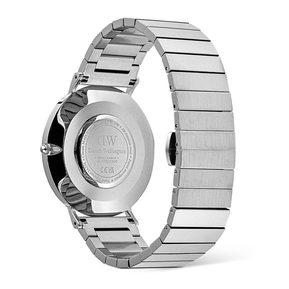 Daniel Wellington Watches Classic 2-Hand 40mm Stainless Steel Band