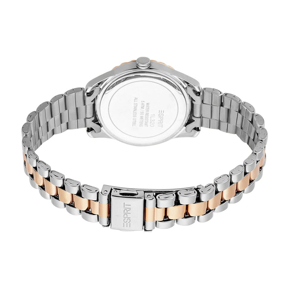 Esprit Skyler 3-Hand 32mm Stainless Steel Band