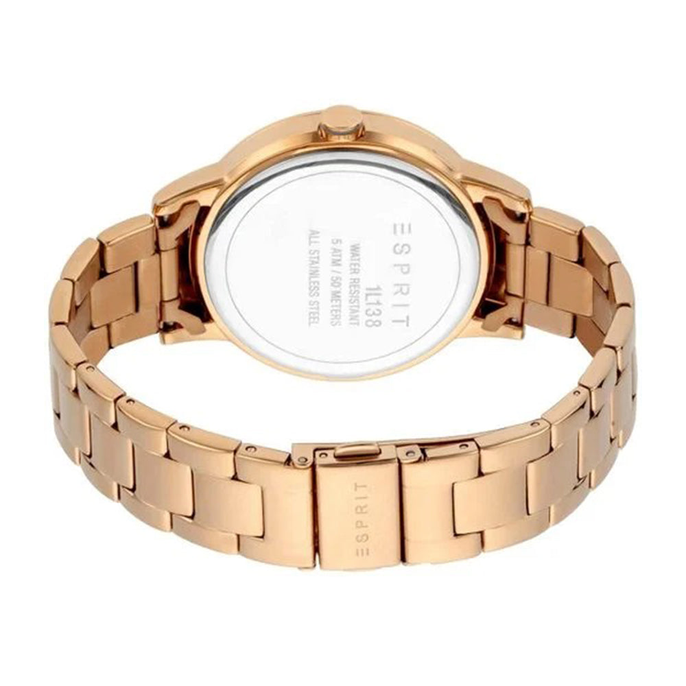 Esprit Cara 3-Hand 32mm Stainless Steel Band