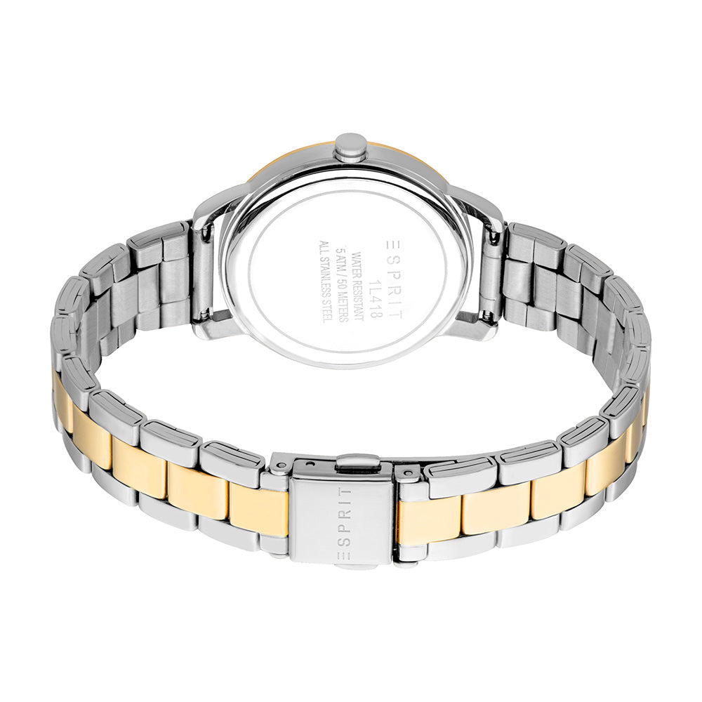 Esprit Tula Ii 3-Hand 32mm Stainless Steel Band