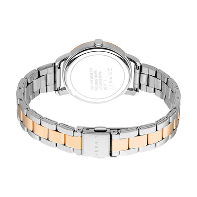 Esprit Tula Ii 3-Hand 32mm Stainless Steel Band