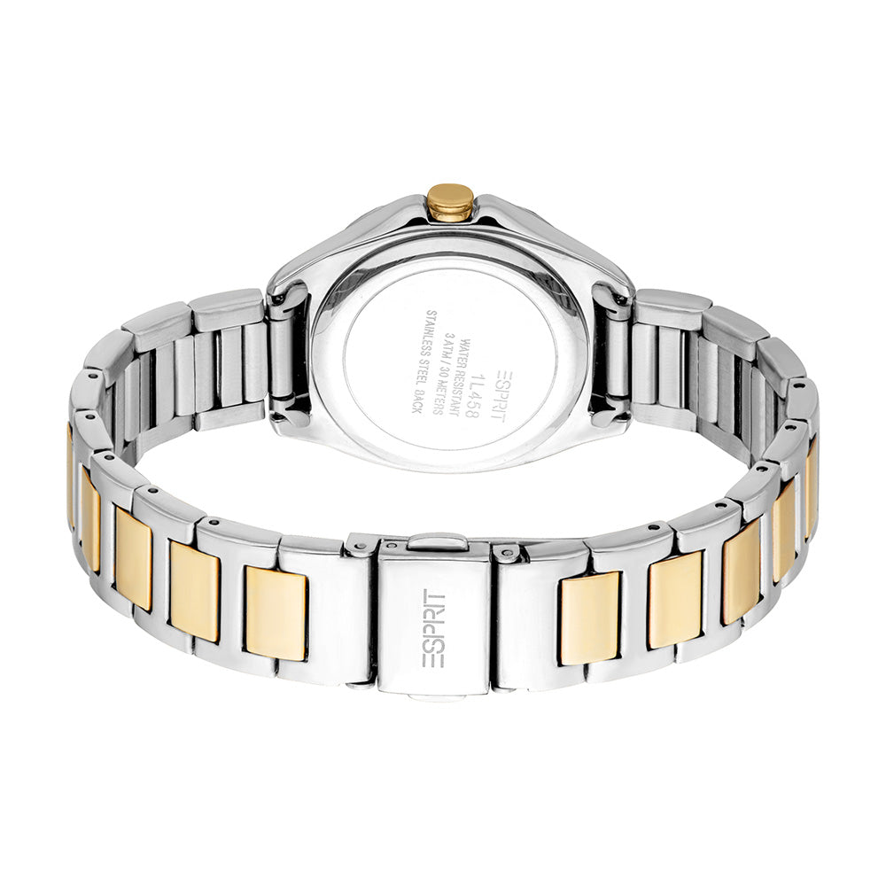 Esprit Calista 3-Hand 30mm Stainless Steel Band