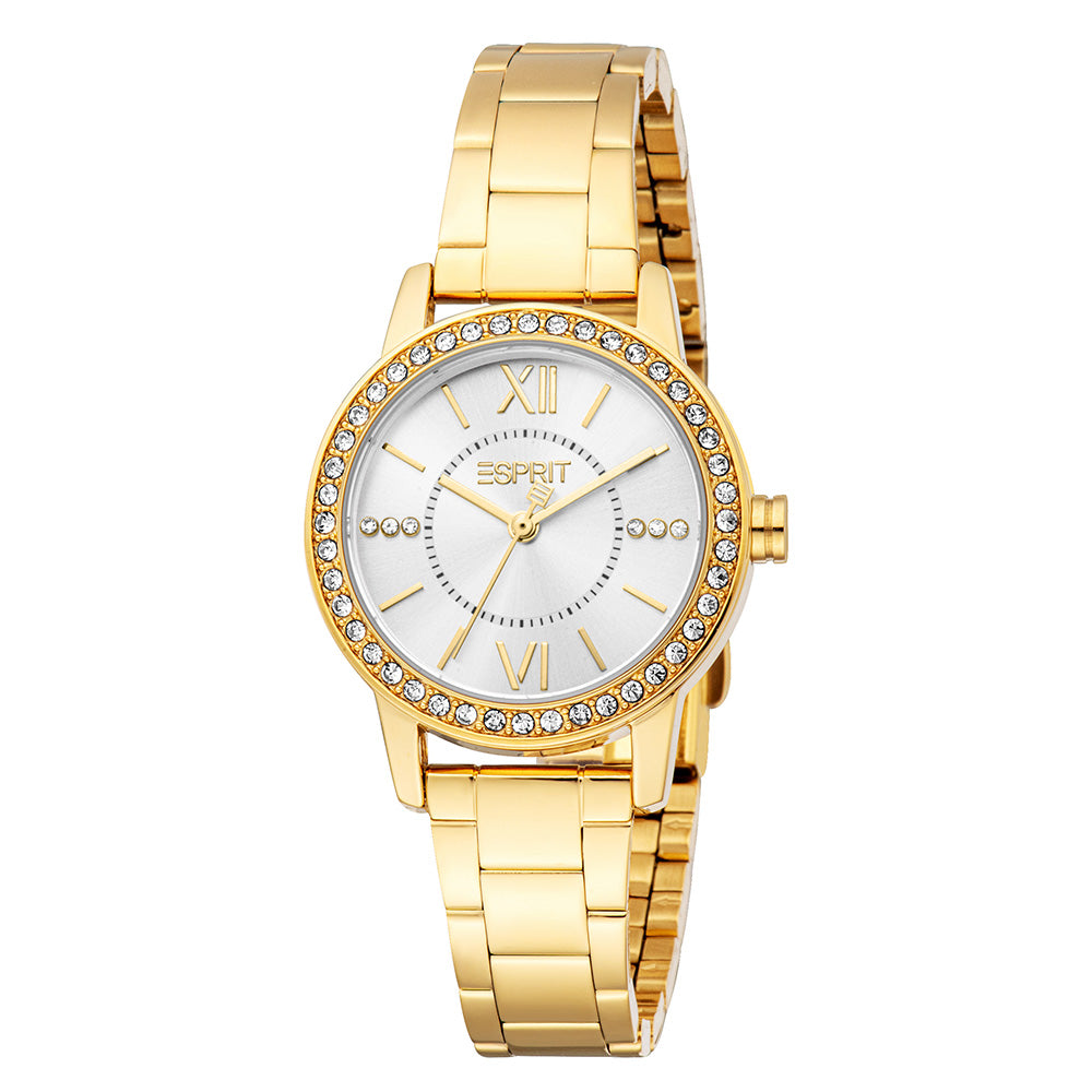 Esprit Daisy 3-Hand 30mm Stainless Steel Band