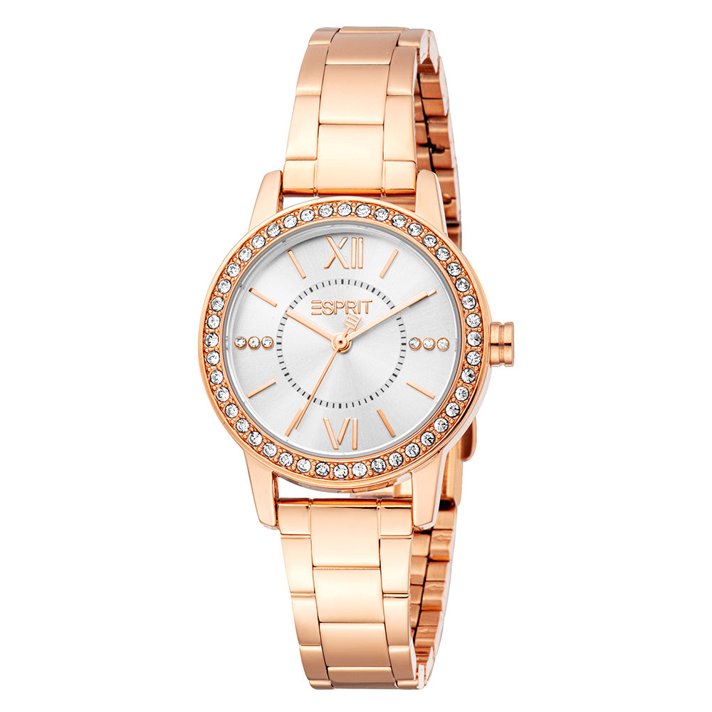 Esprit Daisy 3-Hand 30mm Stainless Steel Band