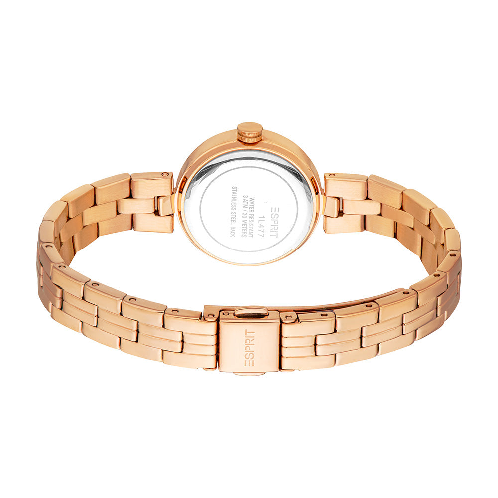 Esprit rose gold watch hotsell