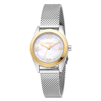 Esprit Emery Mesh 3-Hand 28mm Stainless Steel Band