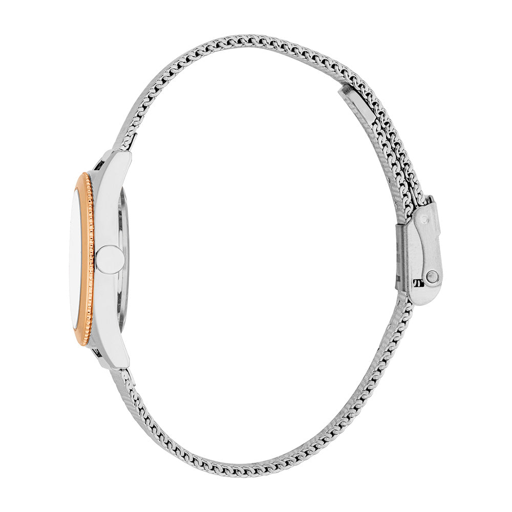 Esprit Emery Mesh 3-Hand 28mm Stainless Steel Band