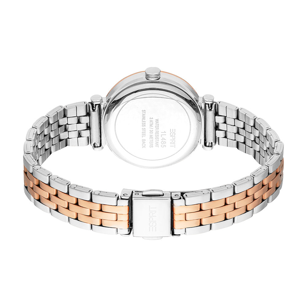 Esprit Alicia 3-Hand 30mm Stainless Steel Band