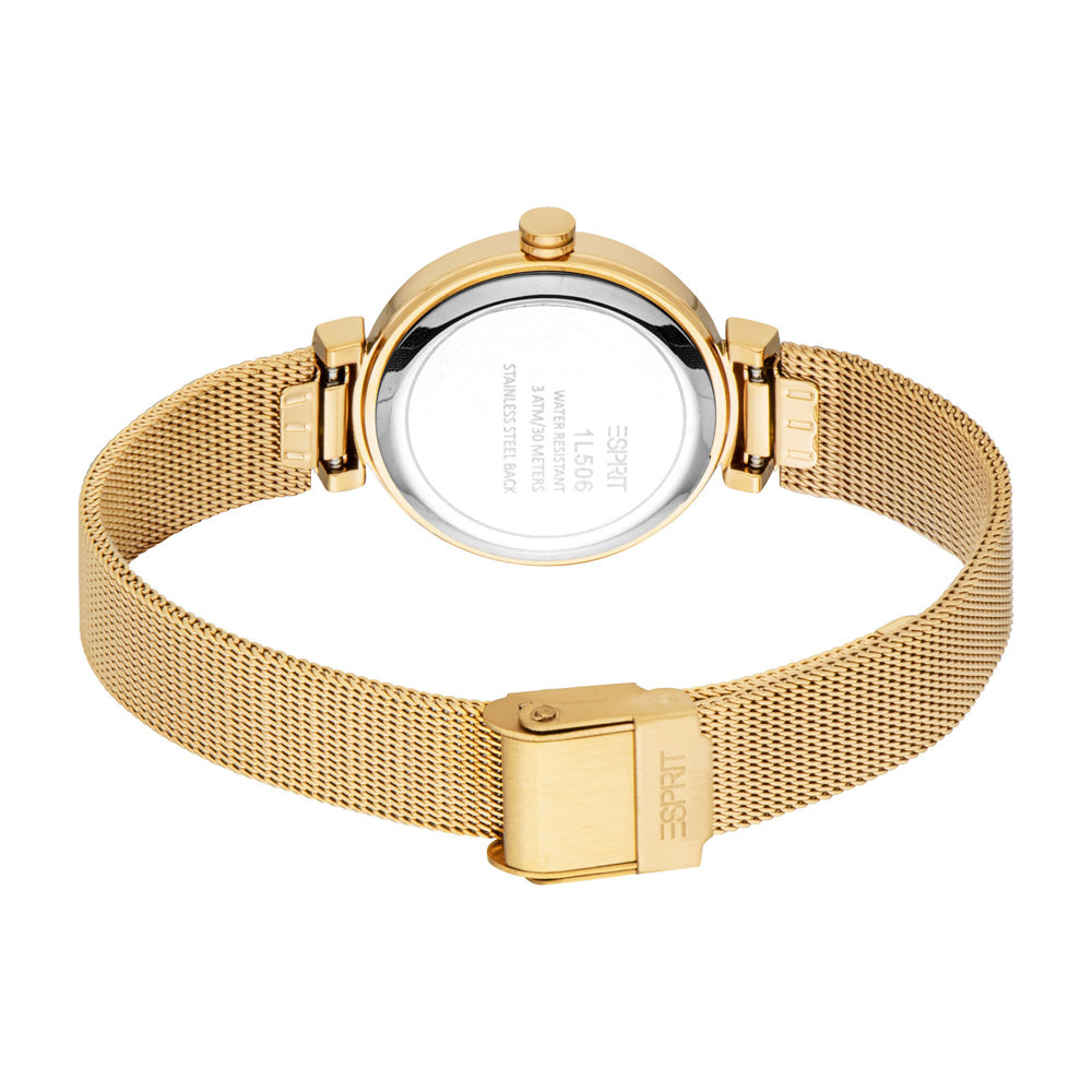 Esprit Leslie Mesh 3-Hand 30mm Stainless Steel Band