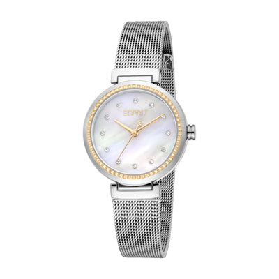 Esprit Leslie Mesh 3-Hand 30mm Stainless Steel Band