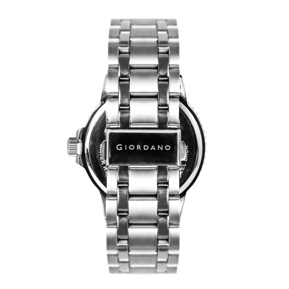 Giordano Classic 3-Hand 44mm Stainless Steel Band