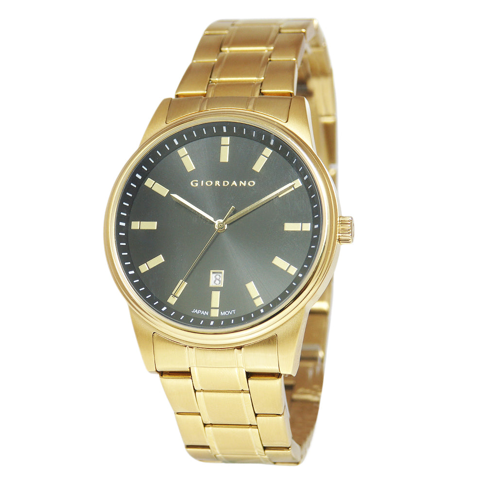 Giordano Classic Date 42mm Stainless Steel Band