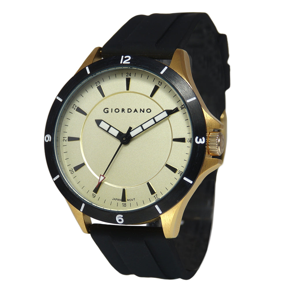 Giordano Sports 3-Hand 42mm Rubber Band