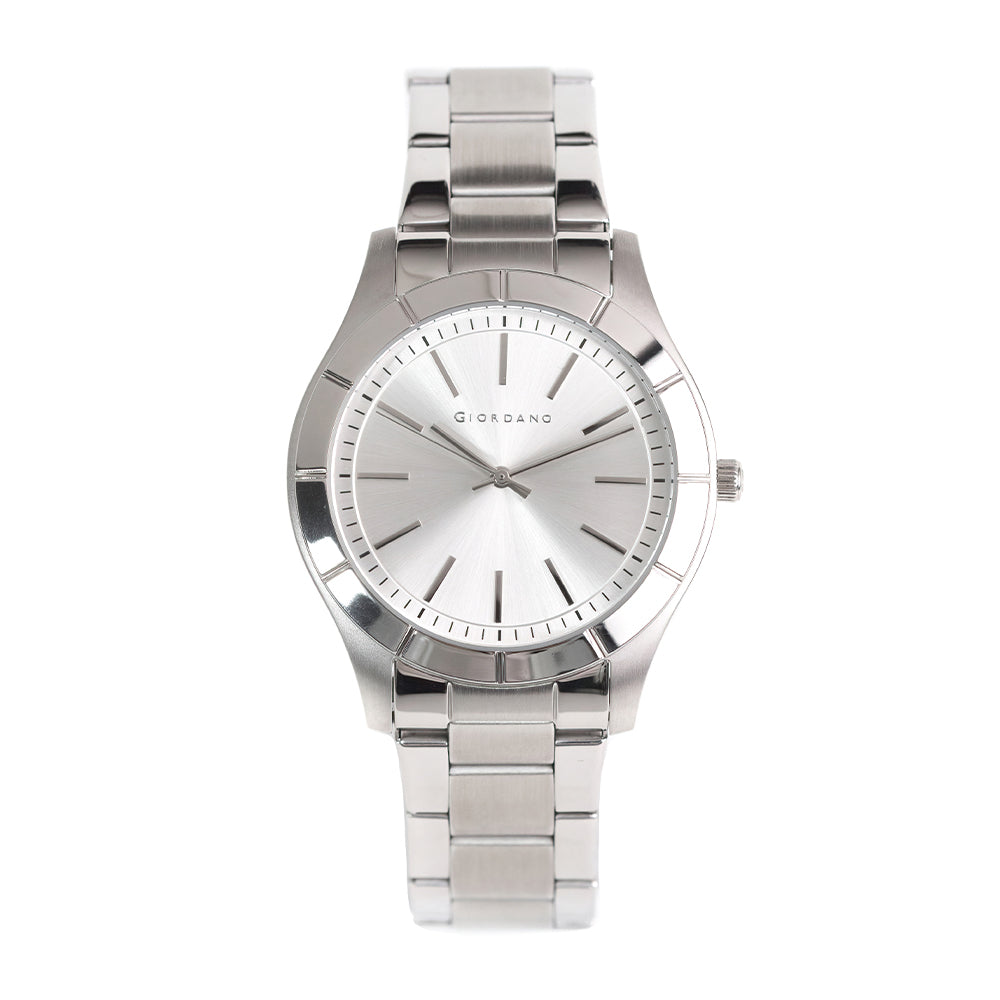 Giordano Classic-Men's 3-Hand 40mm Stainless Steel Band