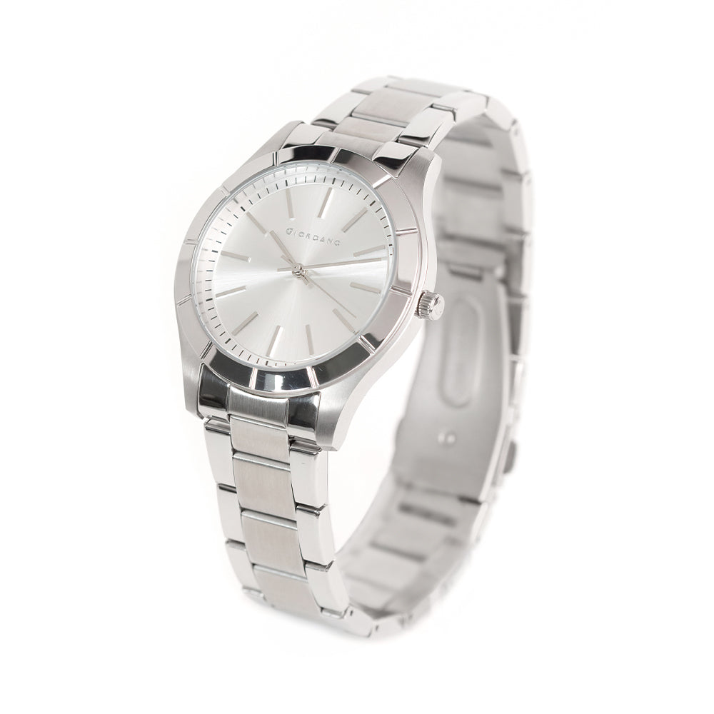 Giordano Classic-Men's 3-Hand 40mm Stainless Steel Band