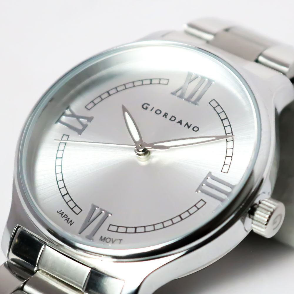 Giordano Classic 3-Hand 36mm Stainless Steel Band