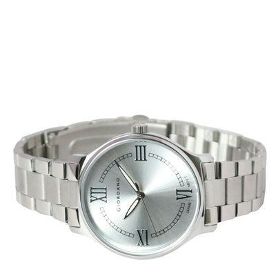 Giordano Classic 3-Hand 36mm Stainless Steel Band