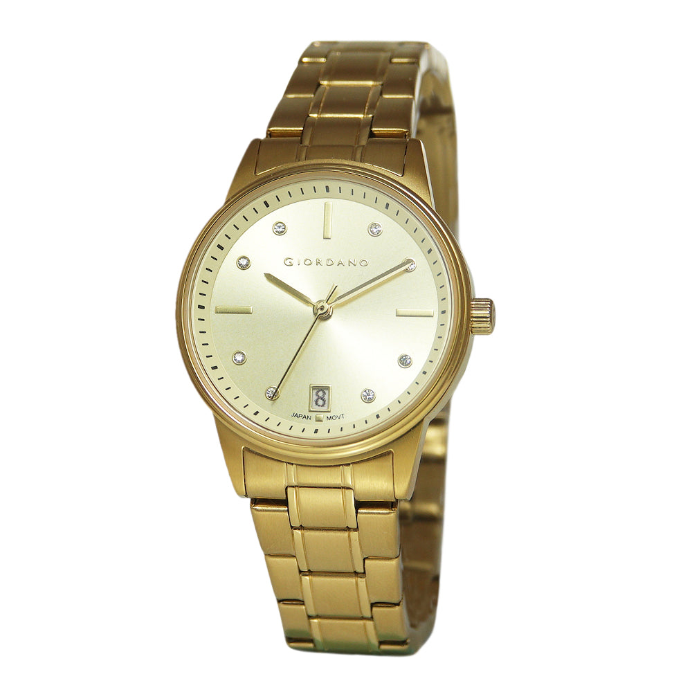 Giordano Classic Date 32mm Stainless Steel Band