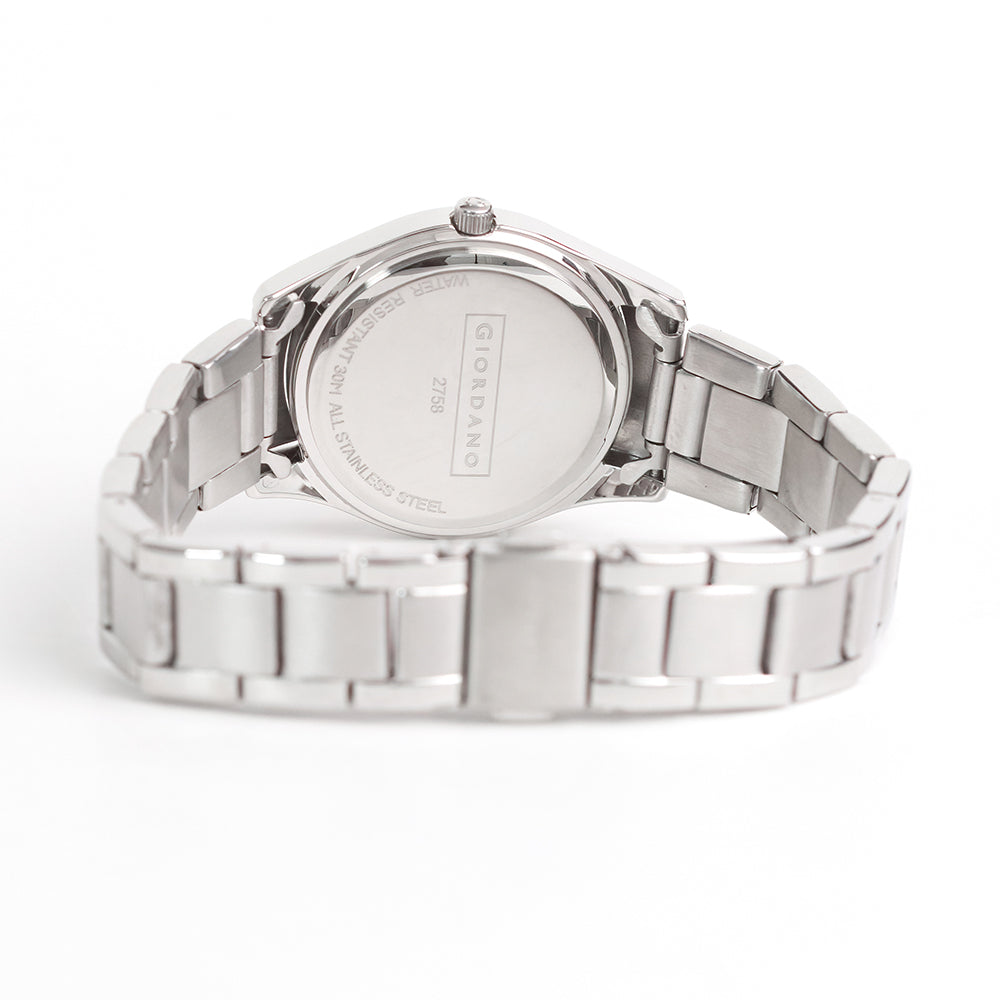 Giordano Classic-Ladies 3-Hand 40mm Stainless Steel Band