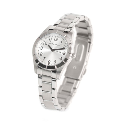 Giordano Classic-Ladies 3-Hand 32mm Stainless Steel Band