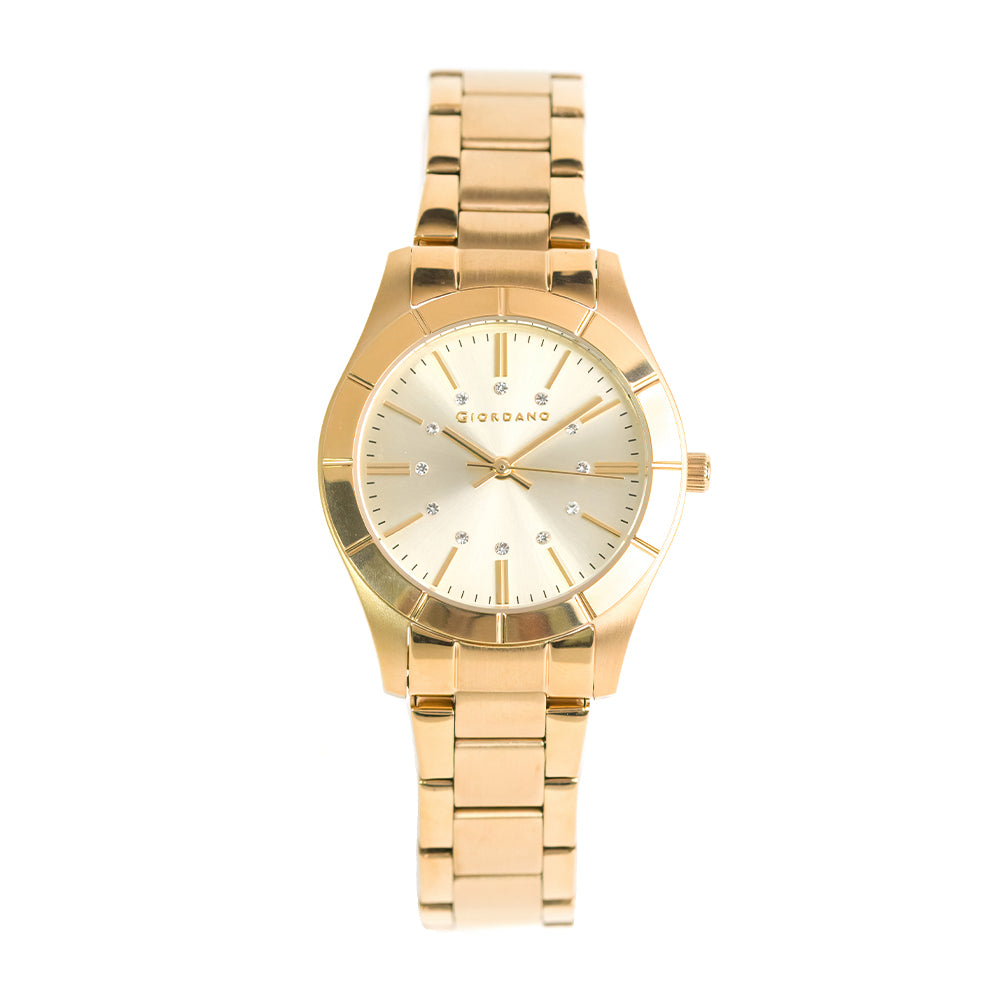 Giordano Classic-Ladies 3-Hand 32mm Stainless Steel Band