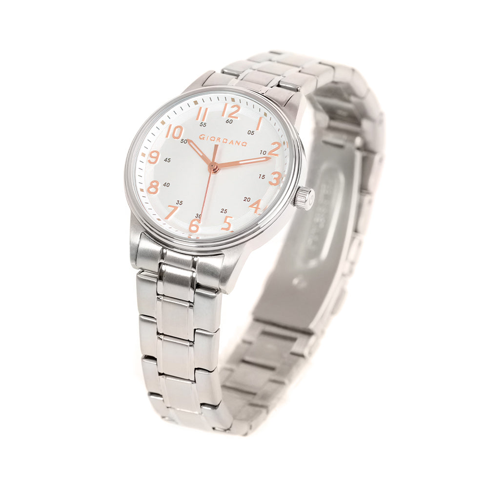 Giordano Classic-Ladies 3-Hand 32mm Stainless Steel Band