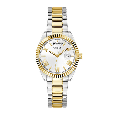 Guess Dress 3-Hand 36mm Stainless Steel Band