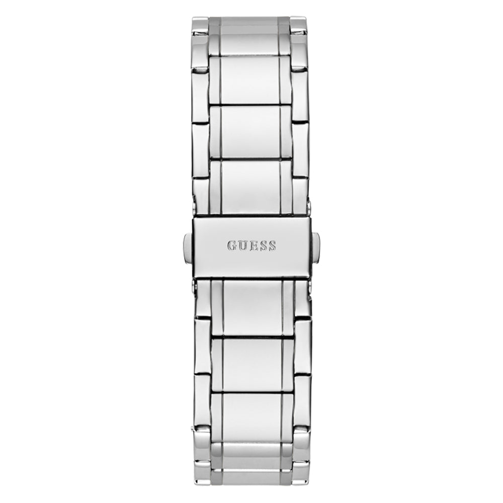 Guess Dress 3-Hand 44mm Stainless Steel Band