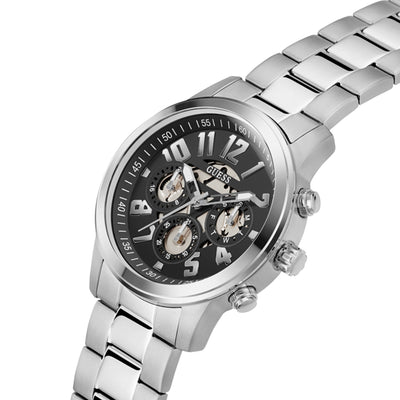 Guess Dress Multifunction 44mm Stainless Steel Band