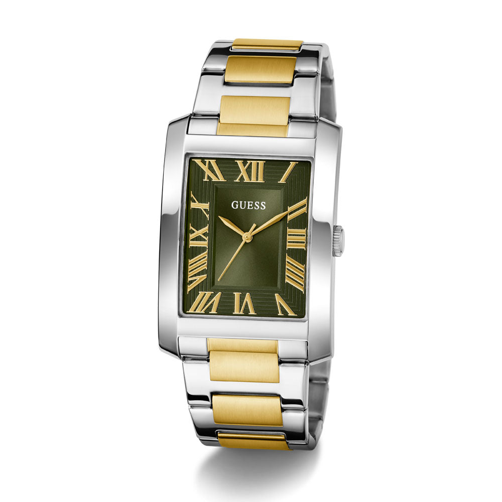 Guess Dress 3-Hand 33.7mm Stainless Steel Band