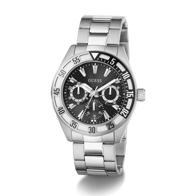 Guess Sport Multifunction 44mm Stainless Steel Band