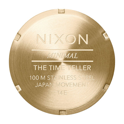 Nixon The Time Teller 3-Hand 37mm Stainless Steel Band