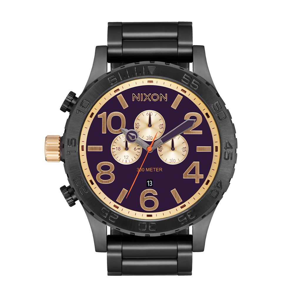 Nixon 51-30 Chrono 3-Hand  Stainless Steel Band