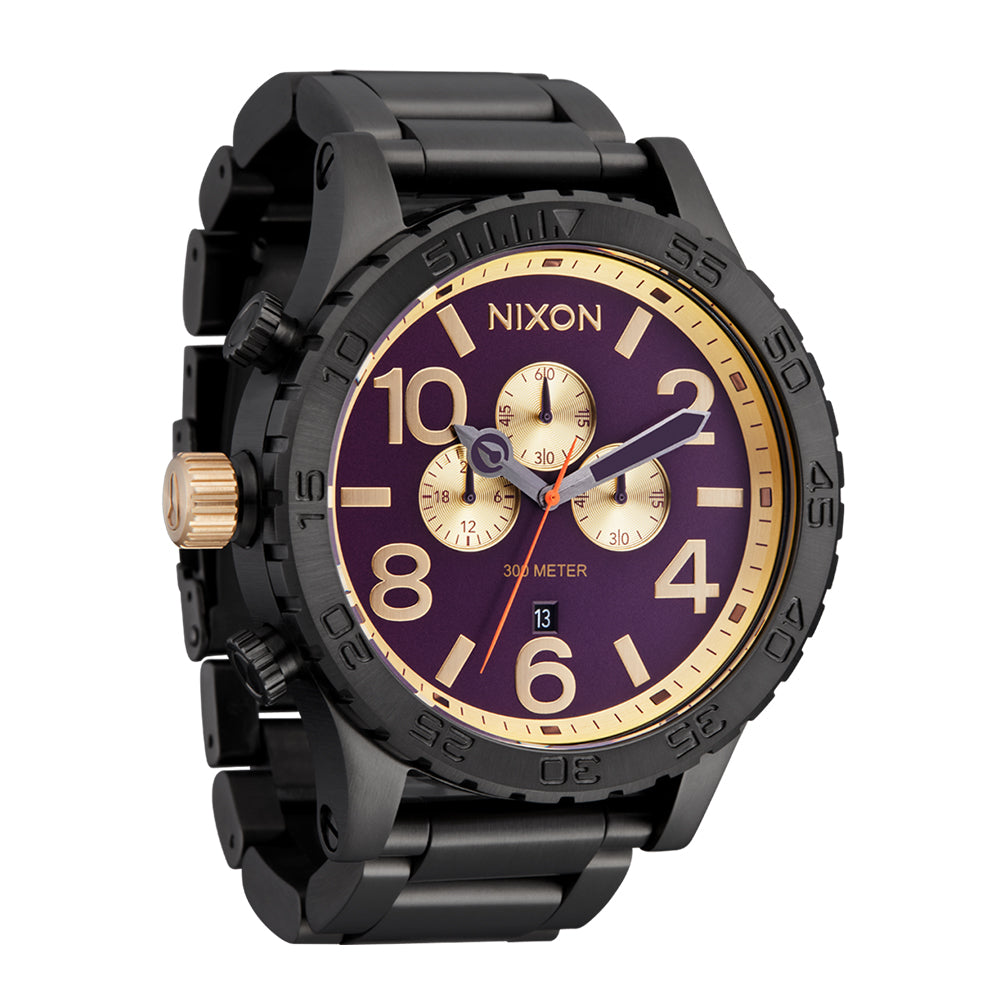 Nixon 51-30 Chrono 3-Hand  Stainless Steel Band