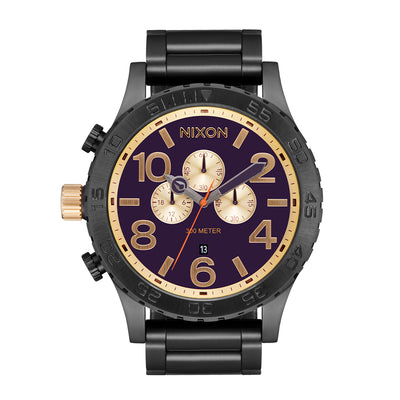 Nixon 51-30 Chrono 3-Hand  Stainless Steel Band