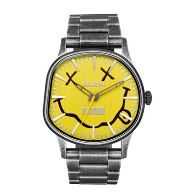 Nixon Sentry Nirvana Collection 3-Hand  Stainless Steel Band