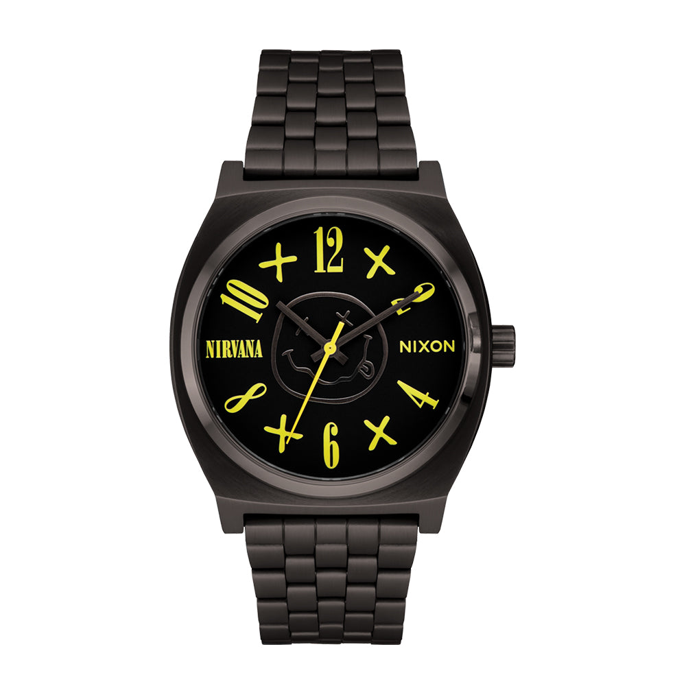 Nixon Time Teller Nirvana Collection 3-Hand  Stainless Steel Band