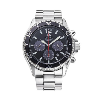 Orient Mako Chronograph 43mm Stainless Steel Band