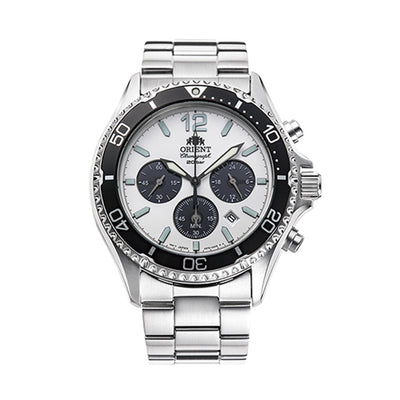 Orient Mako Chronograph 43mm Stainless Steel Band