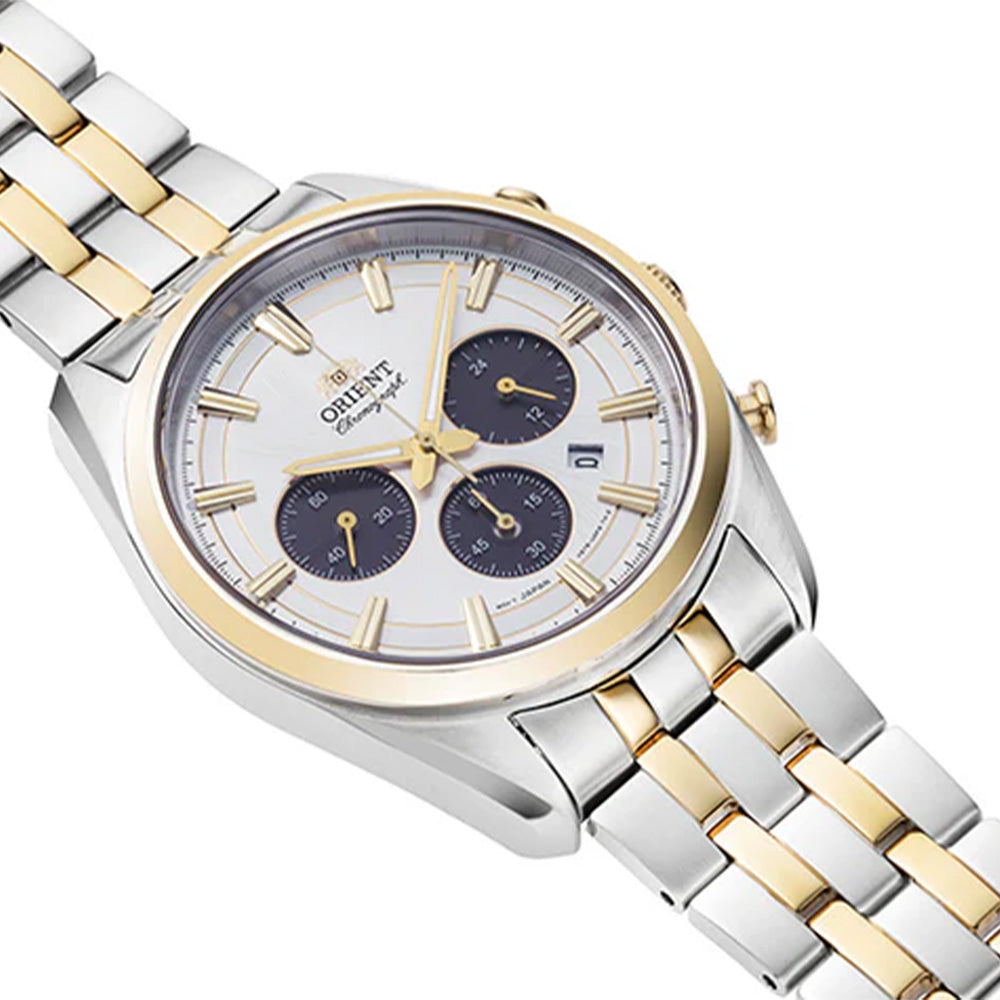 Orient Solar-Powered Chronograph 40mm Stainless Steel Band