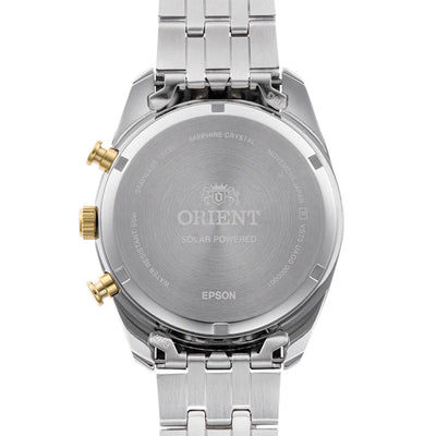 Orient Solar-Powered Chronograph 40mm Stainless Steel Band