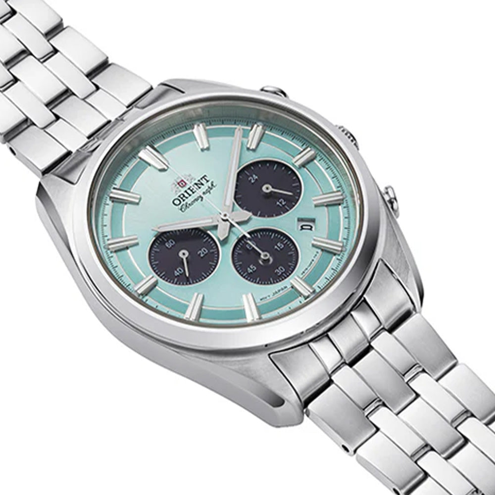 Orient Solar-Powered Chronograph 40mm Stainless Steel Band