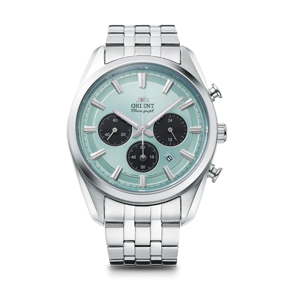 Orient Solar-Powered Chronograph 40mm Stainless Steel Band