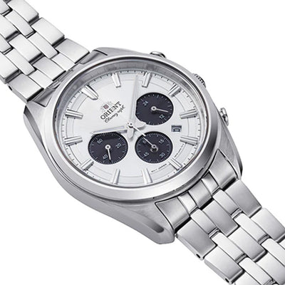 Orient Solar-Powered Chronograph 40mm Stainless Steel Band