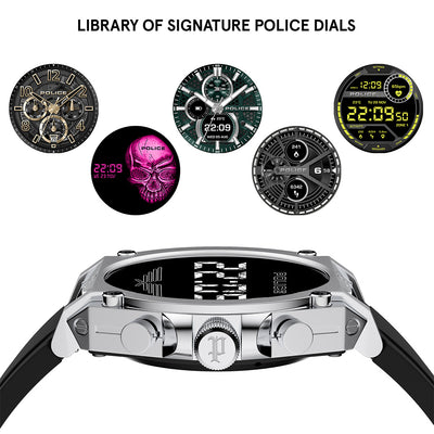 Police My Avatar Digital 45mm Rubber Band