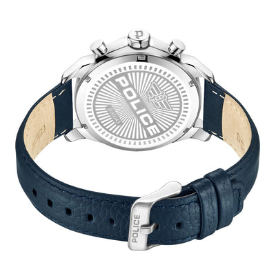 Police Menelik Multifunction 44mm Leather Band