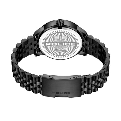 Police Raho Date 41mm Stainless Steel Band