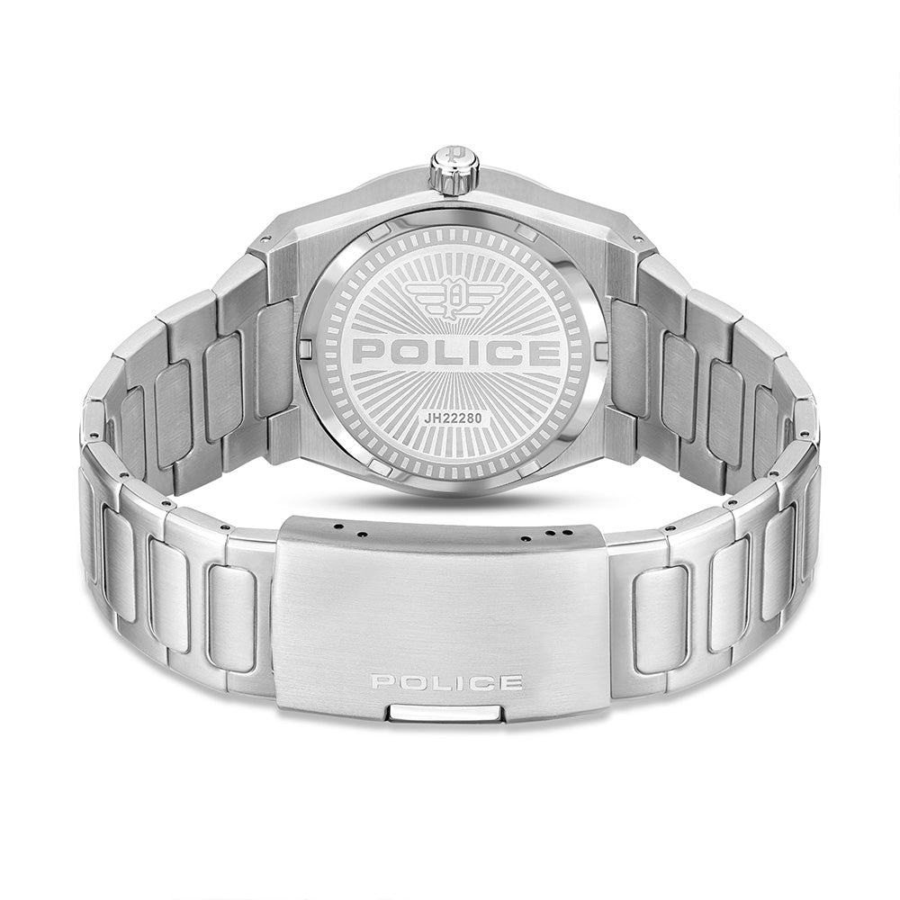 Police Ofset Date 45mm Stainless Steel Band