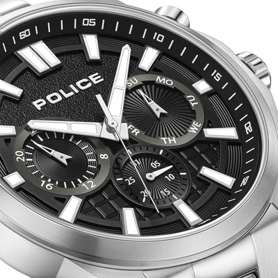 Police Rangy Multifunction 44mm Stainless Steel Band